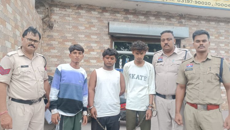 रसमड़ा ड्यूटी जा रहे कर्मचारियों से झपटमारी और लूट की कोशिश, 48 घंटे में 3 आरोपी गिरफ्तार