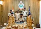 आर्ट स्टूडियो से चोरी हुई 12 लकड़ी की मूर्तियां बरामद, आरोपी गिरफ्तार