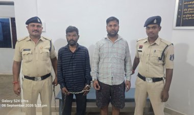 सागर के कत्लखाने ले जाए जा रहे 15 मवेशी जब्त, यूपी के दो तस्कर गिरफ्तार