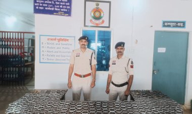 गणेशोत्सव की झांकी में पुलिस की सतर्कता, 507 लोहे के कड़े निकलवाकर रखवाए सुरक्षित