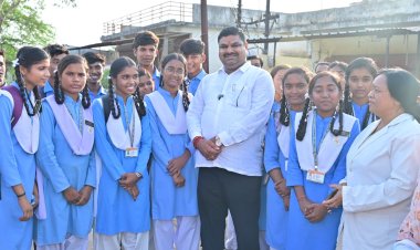 शिक्षा मंत्री गजेन्द्र यादव की घोषणा के 24 घंटे में कार्रवाई, सेलूद कन्या विद्यालय में प्रार्थना शेड के लिए 10 लाख मंजूर