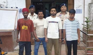 साइबर ठगी के म्यूल खातों से देशभर में रकम ट्रांसफर, खुर्सीपार पुलिस ने पांच आरोपियों को पकड़ा