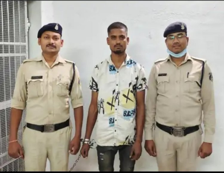 लूट का आरोपी पुलिस गिरफ्त में