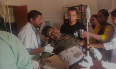 आईईईडी के चपेट में आने से जवान गंभीर