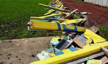 मनोज ले आउट के अवैध कब्जे पर फिर चला निगम प्रशासन का बुलडोजर