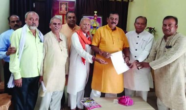 रेल आंदोलन समिति के प्रतिनिधि मंडल ने सांसद विजय बघेल से की मुलाकात