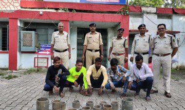 भिलाई इस्पात सयंत्र के मकडम एरिया स्टोर से चोरी करने वाले चोर गिरोह चढ़े पुलिस के हत्थे