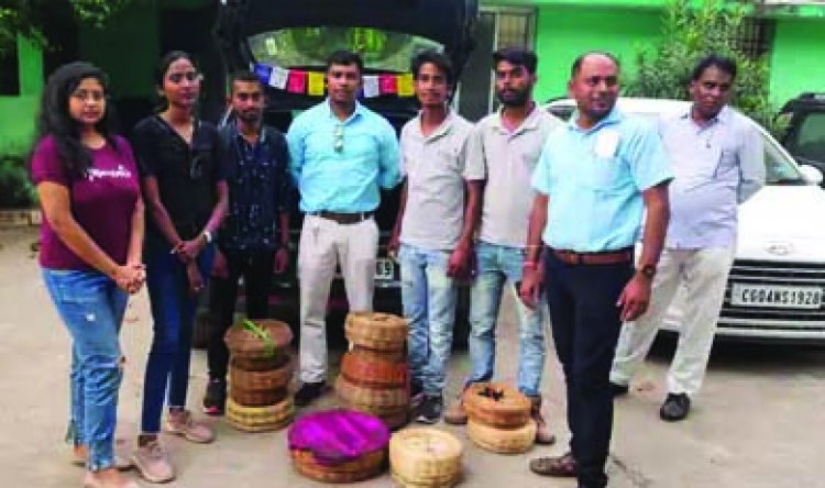रायपुर में 14 कोबरा का किया गया रेस्क्यू