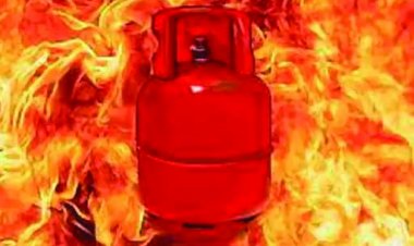 सिलेंडर ब्लास्ट से ड्राइवर की इलाज के दौरान मौत