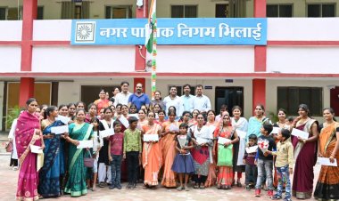 भिलाई में आंगनबाड़ी कार्यकर्ताओं/सहायिकाओं की हुई नियुक्ति