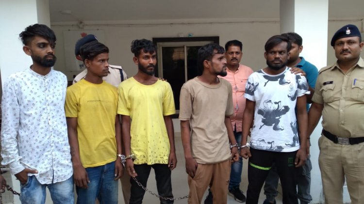 भिलाई के हथखोज में हुए हत्या के मामले में 6 आरोपी गिरफ्तार