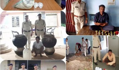 अवैध शराब के साथ 10 कोचिये गिरफ्तार