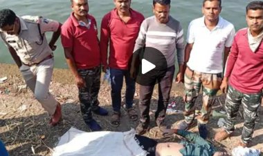 शिवनाथ नदी में तैरती हुई मिली युवक की लाश