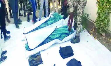 मुठभेड़ में 2 नक्सली ढेर, भारी मात्रा में विस्फोटक, आर्म्स-एम्यूनेशन और नक्सली सामान बरामद