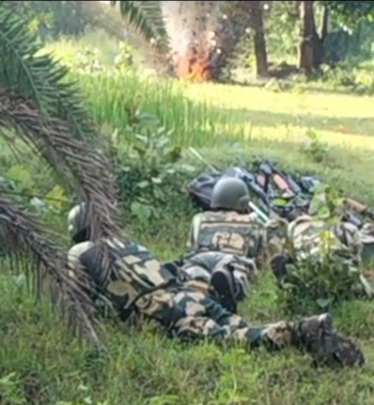 BSF ने माओवादियों द्वारा लगाए गए हैं बम को किया डिफ्यूज