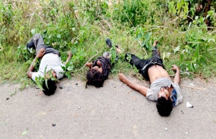 सड़क हादसे में पिता-पुत्री सहित 3 लोगों की मौत, बोलेरो चालक की तलाश में जुटी पुलिस