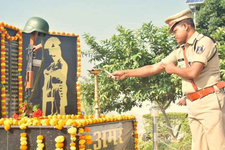 अमर शहीदों की स्मृति में नारायणपुर में मनाया गया पुलिस स्मृति दिवस