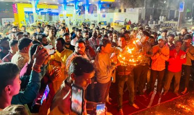 हिन्दू युवा मंच द्वारा की गई छत्तीसगढ़ महतारी की महाआरती