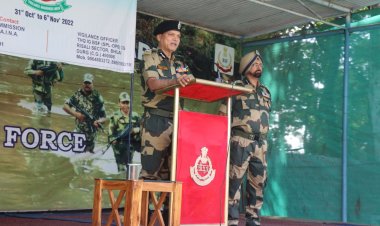 राष्ट्र की एकता, अखंडता और सुरक्षा को बनाये रखने BSF ने ली शपथ