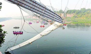 मोरबी ब्रिज हादसा: एक्शन में सरकार, नगरपालिका अधिकारी सस्पेंड