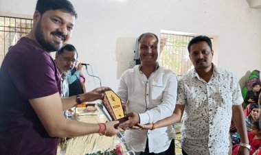 मानव सेवा एवं गौ सेवा के कार्य के लिए जन समर्पन सेवा संस्था के अध्यक्ष योगेन्द्र शर्मा बंटी का प्रदेश स्तरीय सम्मान