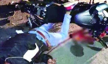 वाहन की ठोकर से आरक्षक की मौत