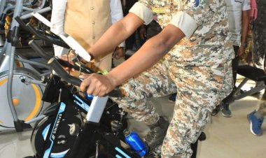 फ़िटनेस को लेकर जवानों की चिंता हुई दूर, अबूझमाड़ की सुरक्षा में तैनात जवानों के लिए पुलिस ने खोली जिम