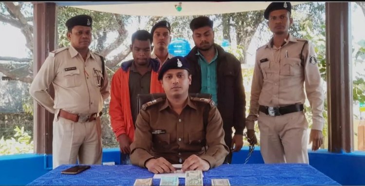 सूने घर से 1.10 लाख पर करने वाले आरोपी पुलिस गिरफ्त में