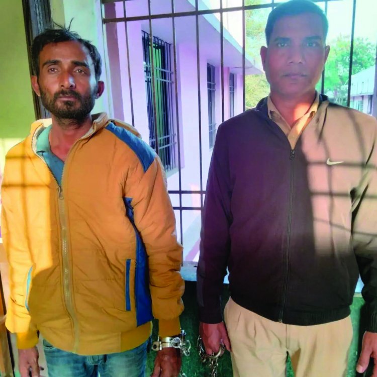 मेकाहारा गेट के पास धारदार हथियार से लोगों को धमकाने वाला आरोपी पुलिस गिरफ्त में