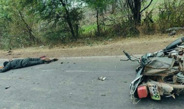 स्कॉर्पियो की ठोकर से बाइक चालक की मौत