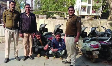 दो चोरों से 8 बाइक जब्त