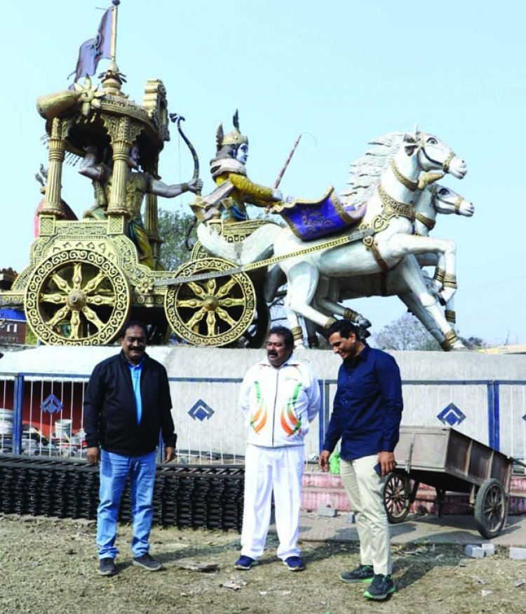 विधायक देवेंद्र यादव की पहल से सिविक सेंटर की लौट रही रौनक, रथ पार्क का हो रहा सौंदर्यीकरण