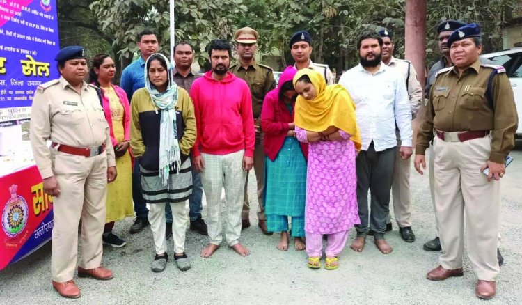 फर्जी कॉल सेंटर के जरिये लोगों को ठगने वाले पति-पत्नी सहित 5 आरोपी बंगाल में पकड़ा गया