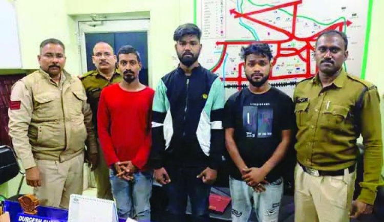 भिलाई में संचालित महादेव ऑनलाइन सट्टा के 2 ठिकानों पर पुलिस की दबिश, 6 गिरफ्तार