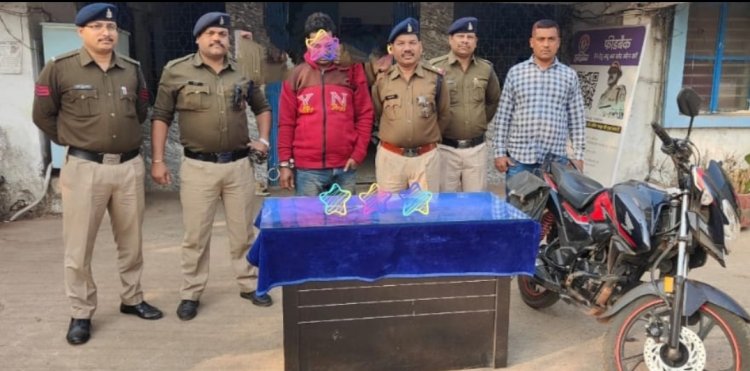 जन सहयोग व सुपेला पुलिस की तत्परता से पकड़ाया चैन स्नैचर