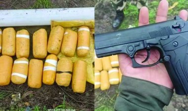 20 पैकेट हिरोइन,2 विदेशी पिस्टल और गोला बारूद बरामद