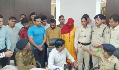 रेलवे अधिकारी के घर हुई चोरी का खुलासा, महिला सहित 8 चोर गिरफ्तार