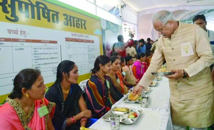 छत्तीसगढ़ स्वास्थ्य और पोषण के क्षेत्र में लगातार रच रहा नये कीर्तिमान 