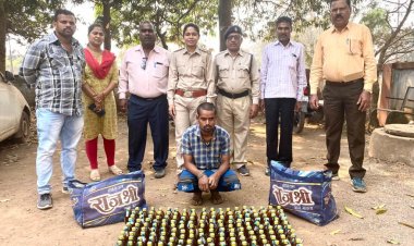 आबकारी विभाग ने 77.58 बल्क लीटर मदिरा किया जब्त