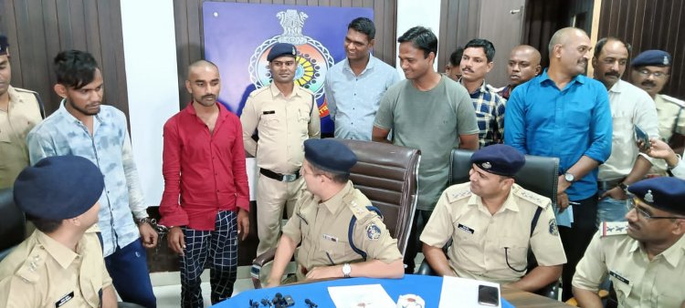 25 लाख रुपए के ब्राउन शुगर के साथ दुर्ग पुलिस ने दो को पकड़ा