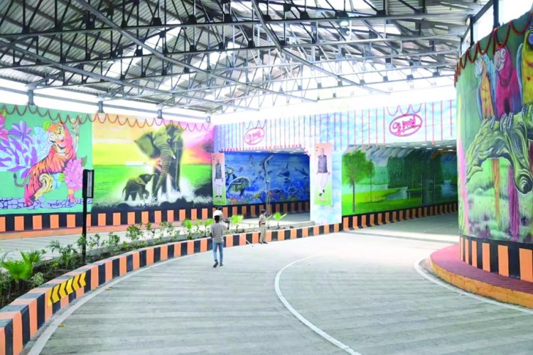 मुख्यमंत्री बघेल ने किया रायपुर-बिलासपुर राजमार्ग पर प्रदेश का पहला फुल हाईट फोरलेन रेलवे अंडरब्रिज का लोकार्पण