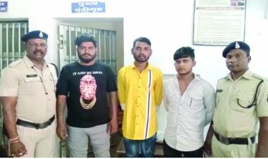 दुकान के बाहर गाली गलौज करने से किया मना तो बदमाशों ने लाठी-डंडों से की मारपीट, 3 गिरफ्तार