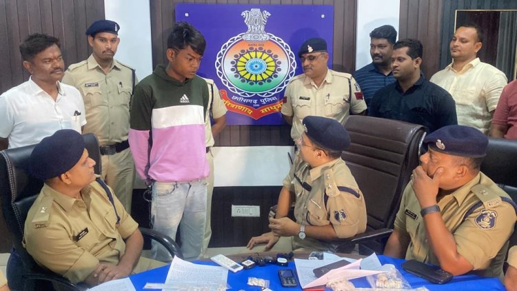 ट्रक चोर को छावनी पुलिस ने किया गिरफ्तार