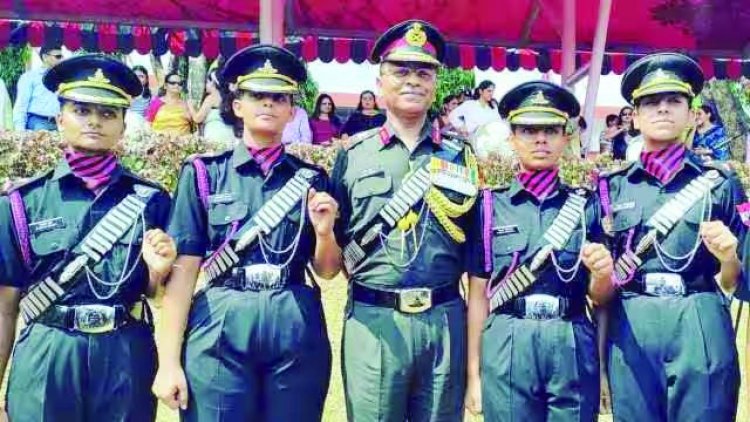 सेना की आर्टिलरी रेजिमेंट में पहली बार 5 महिला अफसरों को कमीशन