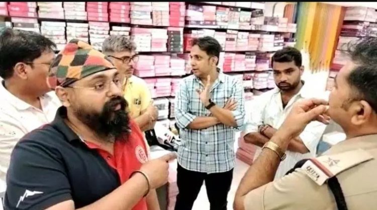 महावीर NX शोरूम के संचालक पर कॉपीराइट का आरोप, दुकान का ताला तोड़ जबरदस्ती घुसे मुंबई की व्यापारी और 7 बाउंसर पुलिस गिरफ्त में