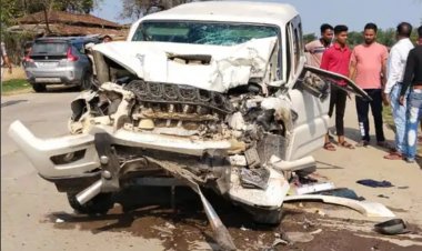 सड़क हादसे में सब इंस्पेक्टर के पुत्र, पत्नी और पिता की मौत, छत्तीसगढ़ में बेटे की इलाज करा कर वापस लौट रहे थे मध्य प्रदेश