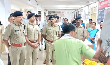 चंदूलाल चंद्राकर मेडिकल कॉलेज कचांदुर में पुलिस सहायता केंद्र उद्घाटित