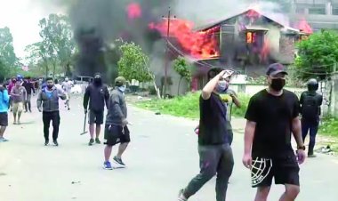 मणिपुर में फिर हिंसा,   पुलिस कर्मी सहित 5 की मौत, 40 से ज्यादा उग्रवादी भी ढेर