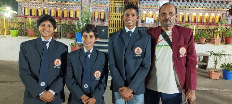 भूटान में आयोजित द्वितीय विश्व मल्लखंब चैंपियनशिप में छत्तीसगढ़ के खिलाड़ियों ने जीता स्वर्ण