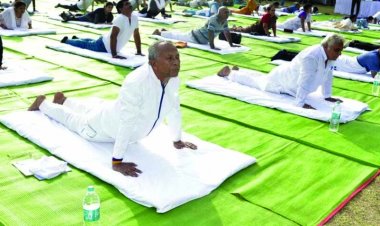 शरीर को स्वस्थ्य रखने योग जरूरी-ताम्रध्वज साहू